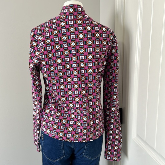 Maeve Anthropologie Button Shoulder Turtleneck Long Sleeves Blouse Top Sz M - Picture 9 of 14